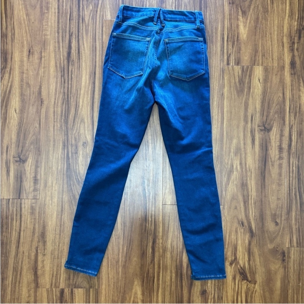Good American Good Waist GWSH367T Step Hem Skinny Jeans Size 27 - Picture 3 of 9